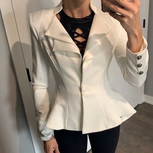 Peplum blazer